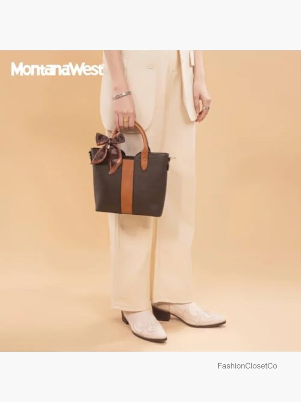 Vegan Leather Tote Bag with Detachable Crossbody Strap Satchel Handbag